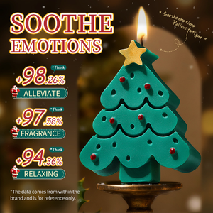 Luxuriöse Weihnachtsbaum-Duftkerze 60g, Atmosphäre-Schaffende Weihnachtskerze in Kreativer Geschenkbox - Product Image 3