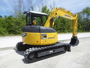 Excavatrice sur chenilles hydraulique Komatsu PC78US Premium en excellent état avec certification EPA CE et composant moteur essentiel - Product Image 2