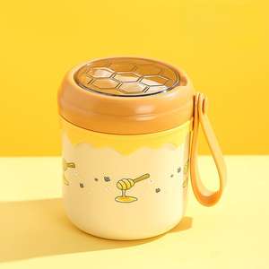 Bencircle B270 430ml Tasse à soupe mignonne, résistante à la chaleur, portable, pliable, anti-déversement, écologique, compatible lave-vaisselle pour soupes chaudes quotidiennes - Product Image 1