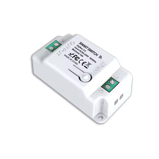 Zigbee Smart Switch Module for Home Automation 10A ABS Light Switch with Google Home Alexa Integration Smart Life App Timer