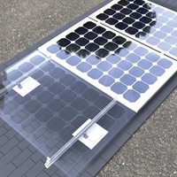 Support de montage SunRack Solar L Feet anodisé, étanche, pour toiture en tuiles d'asphalte
