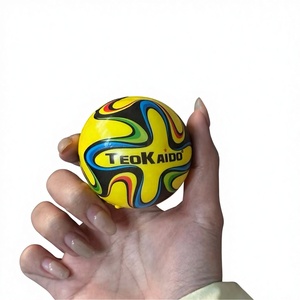 JK Großhandel PU-Material Elastischer Ball 60mm MINI Fußball-Cup Trionda 3D Fußball-Modell Spielzeug - Product Image 4