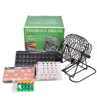 Factory Direct 90 boules de bingo comprend des marqueurs de Cage Master Board Family Fun Night Deluxe Bingo Game Set