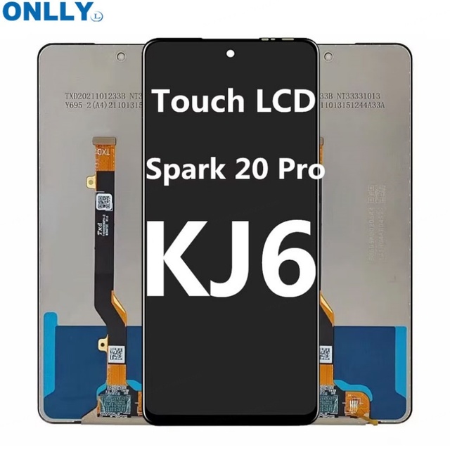 High Quality for Tecno Spark 20 Pro KJ6 KJ7 Lcd Display for Tecno Spark 20 Pro Screen Replacement