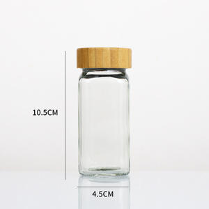 Vente en gros de bocal d'assaisonnement alimentaire en bois de bambou bocal à épices pour cuisines domestiques - Product Image 5