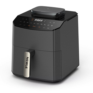 NEWLE 360 °   Circulation d'air chaud, protection contre la surchauffe, double circuit de protection, compatible lave-vaisselle, panier de friture, <span class=keywords><strong>friteuse</strong></span> à air - Product Image 1