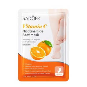Vente en gros de masque pour les pieds à la niacinamide à base de plantes avocat crème hydratante parfum naturel collagène infusé pour le rajeunissement de la peau utilisation au <span class=keywords><strong>spa</strong></span> - Product Image 6