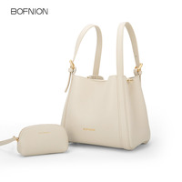 Sac pour femme en cuir de vachette véritable de haute qualité, personnalisé en usine, nouvelle mode, doux, deux poignées portables/bandoulière durable