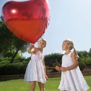 Globo de Helio en Forma de Corazón de 32 Pulgadas, Decoración para Fiestas, Colores Variados, Gráficos, Día de San Valentín, Bodas, Fiestas Generales - Product Image 5