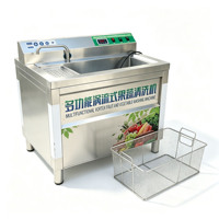 Industriële fruitwasmachine, bubbelgroentewasmachine, goedkope wasmachine