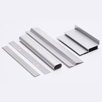 Profilé de transition d'angle en aluminium extrudé anodisé pour panneau mural
