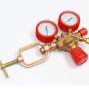 เกจวัดแรงดันอะเซทิลีนแบบอิตาลี ตัวปรับแรงดัน CO2 วาล์วลดแรงดันอะเซทิลีนและออกซิเจนแบบอิตาลี พร้อมตะแกรง - Product Image 2