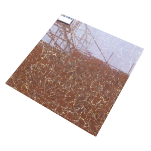 Piastrelle in Ceramica Porcellanata Moderna Classica Bordeaux Lucida 60x60cm, Spessore 5mm, per Esterni, Effetto Pietra - Product Image 1