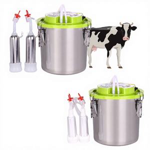 Nueva Máquina de Ordeño Integrada de Acero Inoxidable Pranam Ji Engineering Works de 16L para Vacas y Cabras, con Batería Recargable, Alta Seguridad, 220V - Product Image 2