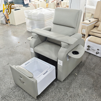 Meubles de salon de manucure de beauté de luxe sans tuyau Whirlpool pompe de décharge pied Spa Massage manucure pédicure chaise