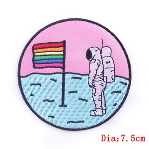 Patch brodé LGBT personnalisé, patchs thermocollants pour vêtements, patchs arc-en-ciel de haute qualité pour vêtements, chapeaux, décoration DIY - Product Image 2