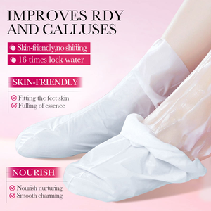 Mascarilla Exfoliante para Pies con Queso Donut, Niacinamida y Aroma a Fresa, Hidratante, Nutritiva e Iluminadora para Otoño e Invierno - Product Image 5