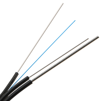 Kabel Serat Optik AIXTON Single Mode SC/UPC SC/APC Jumper FTTH Outdoor Drop Fiber G657A G652d PVC/LSZH Hitam 1 Konduktor Patch Cord