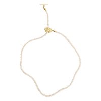 Collier ras du cou tendance en perles Edison, plaqué or 14 carats, perles d'eau douce naturelles de qualité AAAA pour l'anniversaire et le mariage des femmes