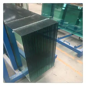 Qualified 4mm 5mm 6mm 8mm 10mm 12mm Thick Safety Clear Tempered Glass Panels Price m2 For Building Wall Window Door Pool Fence