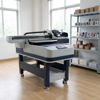 Nouvelle imprimante UV à plat 6090 pour tête d'impression I3200, entièrement automatique, taille d'impression 90x60 cm, pour carton, flex, étiquettes coquille d'œuf, DTF