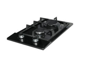 موقد غاز مدمج من الفولاذ المقاوم للصدأ بشعلتين، الأكثر مبيعًا، فئة A للطاقة، مناسب للفنادق والمنازل - Product Image 6