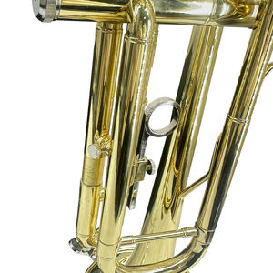 <span class=keywords><strong>Trompeta</strong></span> Bb Profesional de Latón con Lacado Dorado de Buena Calidad Marca Boult, Instrumento Musical de Viento Metal - Product Image 4