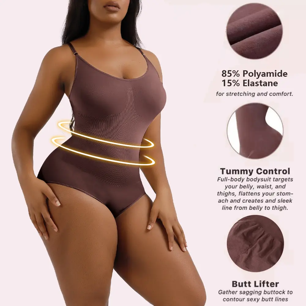 Toptan dikişsiz sıkıştırma yaz açık şekillendirici zayıflama tek parça vücut şekillendirici shapewear bodysuit kadınlar için