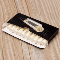 Embouts filtrants en céramique au charbon actif classiques manuels Greenpace blancs pour pipes 8*35mm en gros