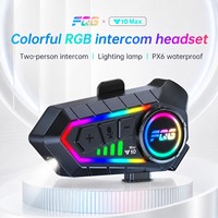Casque de moto avec écouteurs sans fil étanches à réduction de bruit ultra performante et compatibles avec tous les casques