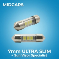 Ampoule LED Sv7 6614f 28mm 29mm pour miroir de courtoisie, lampe de pare-soleil ultra-mince 7mm pour Toyota Honda Ford Explorer