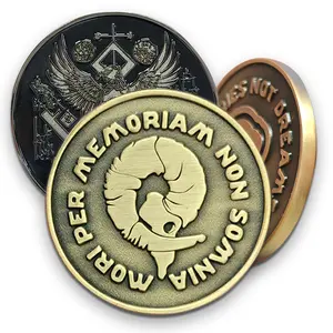 直接工場高品質の金属工芸品カスタム3Dロゴチャレンジコインお土産用