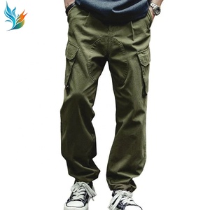 <span class=keywords><strong>Pantaloni</strong></span> Cargo da Uomo Personalizzati <span class=keywords><strong>Verdi</strong></span>, Gamba Dritta, Elastico <span class=keywords><strong>con</strong></span> Coulisse, Tasche Grandi, Traspiranti, in Tela Ricamata, Vita Media, Casual - Product Image 1