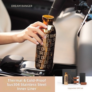 Botella de Vacío Aislada Ecológica de Acero Inoxidable 304 de Doble Pared de 500 ml con Logotipo Personalizado y Cuerda en la Tapa para Regalos Corporativos - Product Image 2