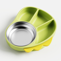Assiette bébé en silicone de qualité alimentaire, écologique, personnalisée en usine, avec ventouses puissantes pour les tout-petits et les enfants