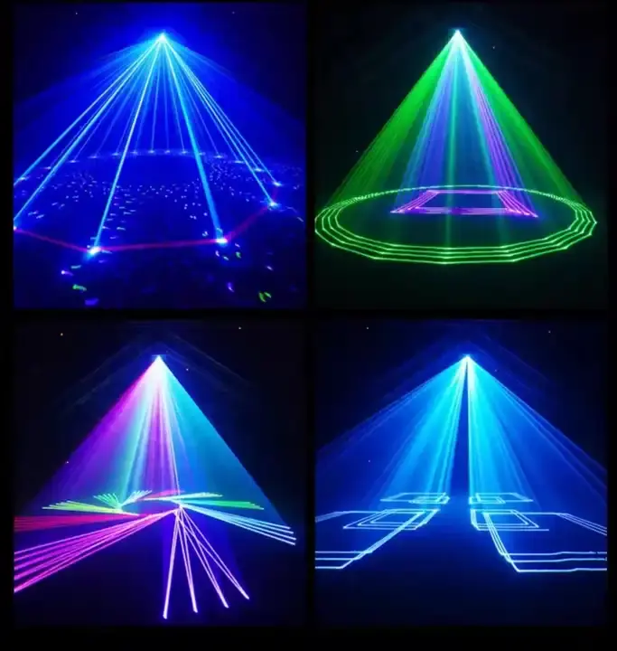 Lumière laser disco à faire soi-même rgbw led têtes secouantes dj disco lumière de scène spectacle de scène rgb animation dj disco lumière laser