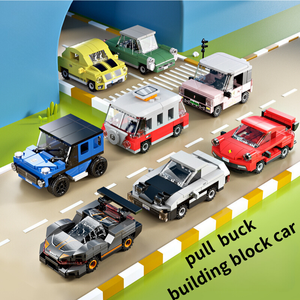 Mini 3D <span class=keywords><strong>Pluzz</strong></span> brique bloc ensemble de construction pull-back enfants ordinateur Table ornement éducatif en plastique modè<span class=keywords><strong>le</strong></span> jouet cadeau décoration - Product Image 5