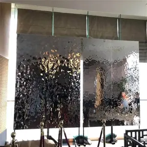 <span class=keywords><strong>Liquidación</strong></span>: Lámina de Acero Inoxidable 304 con Diseño de Ondas de Agua para Techos y Paredes - Product Image 2