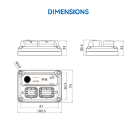 Sistema Informático Industrial Integrado KCONBOT IVC200 AGV/AMR, Programación IEC61131-3, Aplicaciones en Almacenes de Aluminio/Plástico, Nuevo