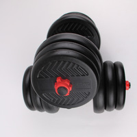 Équipement d'haltérophilie de 20Kg, Gantel réglable en ciment, haltères, Kettlebell, ensemble d'haltères