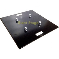 Armazón de iluminación negro, armazón de aluminio usado para escenario pequeño, 200x200