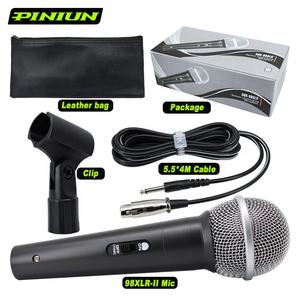 PINIUN Microphone filaire portable en gros, <span class=keywords><strong>micro</strong></span> portable pour karaoké, <span class=keywords><strong>micro</strong></span> pour podcast, microfono 98XLR-II - Product Image 2