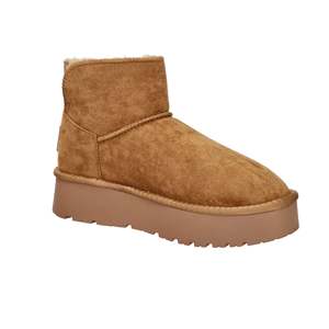 Bottines à plateforme en daim camel Xti Donna pour l'hiver - Product Image 6