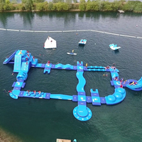 Équipement de parc aquatique de nouvelle conception 2023, grand parc aquatique gonflable flottant