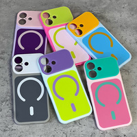 Coque de téléphone magnétique antichoc mate JOYPORODO B504 Summer Candy pour iPhone 18 Pro 17 Air 16 15 Max, avec pare-chocs contrastant