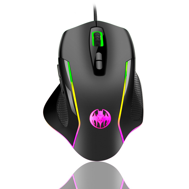 2-in-1 Luminous RGB Backlit Gaming Mouse 3200 DPI Wireless Charging Anti-Sleep Automatic Cursor Movement Laser Tracking Prevents