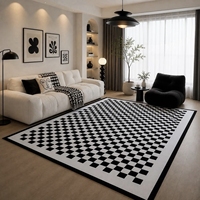 Tapis de grande surface Comfort Surface, tapis imprimé HD pour salon et chambre, résistant à l'usure, antidérapant, décoration intérieure