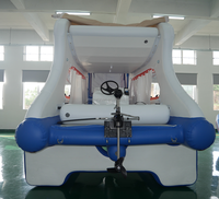 Catamaran gonflable en PVC pour le camping en famille, les activités nautiques et les loisirs, équipement de jeu aquatique, bateau-maison pour adultes et enfants