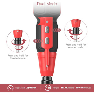 Destornillador Eléctrico Inalámbrico <span class=keywords><strong>USB</strong></span> Recargable de 900 mAh con Luz LED, 9 Puntas de Destornillador - Product Image 3