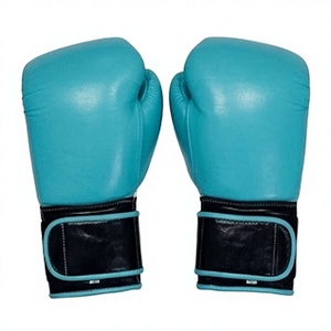 Guantes de Boxeo de Cuero, Guantes de Entrenamiento de Kick Boxing, Cierre de Gancho y Bucle en la Muñeca, Logotipo Personalizado - Product Image 3